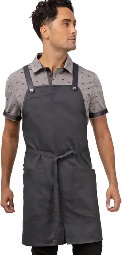 Miniatura 8 de Chef Works Delantal largo con babero para hombre