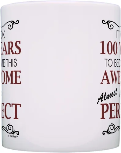 Miniatura 4 de Regalos de cumpleaños número 100 para todos los que tomaron 100 años, impresionante regalo de fiesta divertido, taza de café de cerámica de 11 oz