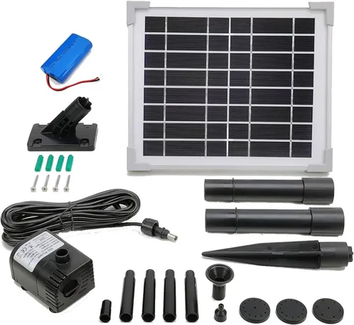 Miniatura 14 de Bomba de agua sumergible sin escobillas de 12V-24V DC 196 GPH para fuente solar hidroponía y acuaponía