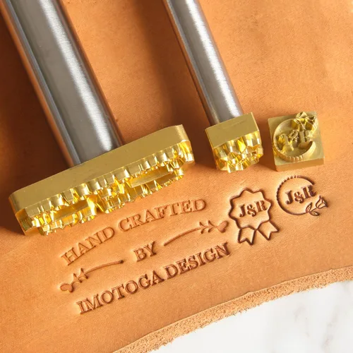 Miniatura 8 de Sello de cuero personalizado, herramientas de estampado personalizadas, kit de estampado de cuero, herramienta de trabajo de grabador, mini sellos