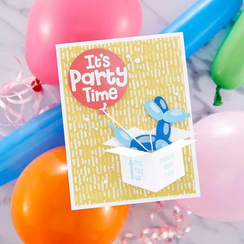 Miniatura 2 de Spellbinders Troqueles grabados - Caja sorpresa - Celebraciones de cumpleaños
