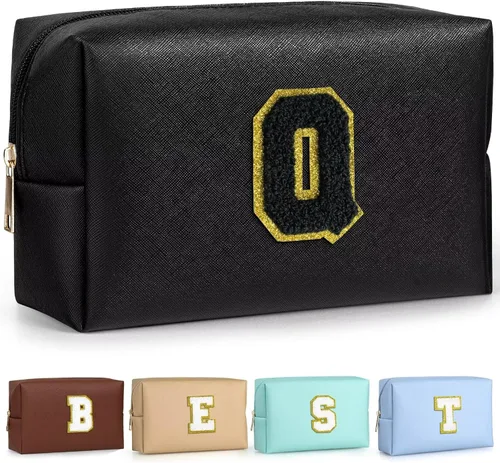 Miniatura 194 de TOPEAST - Bolso de maquillaje para mujer, G Blanco nacarado-rosa