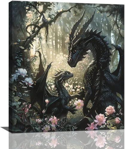 Miniatura 83 de Arte de pared con los 10 mandamientos, lienzo de los diez mandamientos, decoración de pared, pintura enmarcada inspiradora cristiana, obra de arte