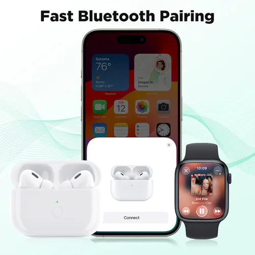 Miniatura 7 de Funda de carga inalámbrica para Airpod Pro 2 para Air Pod Pro 1/2, funda de carga de repuesto para Airpod Pro con puerto USB-C, botón