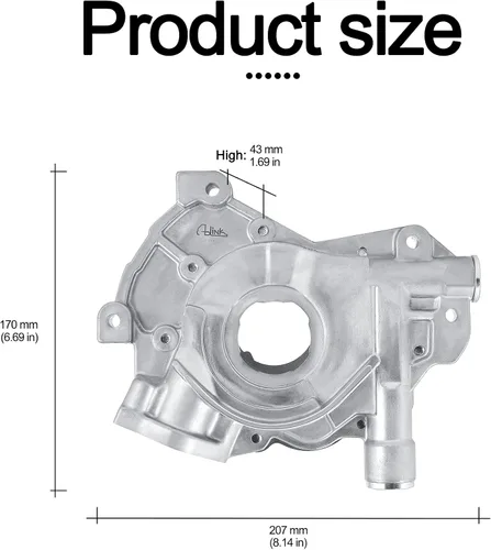 Miniatura 2 de AULINK Bomba de aceite de motor M340, compatible con Ford F-150 F-250 2004-2014 V8 5.4L 4.6L para Explorer (Sport Trac)/Expedition/Mustang/Lobo