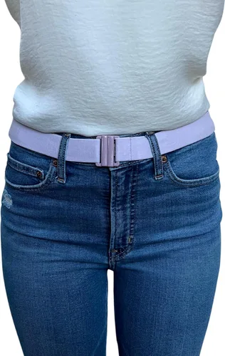 Miniatura 116 de Cinturón elástico ajustable – Cinturones para mujer, cinturón de cintura antideslizante, sin mostrar hebilla plana para mujer