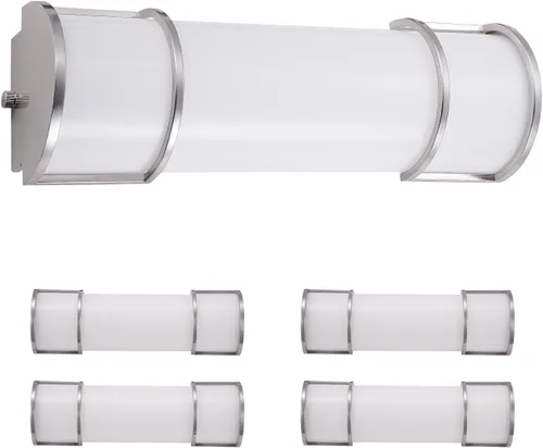 Miniatura 35 de ASD Lámpara LED de montaje empotrado de 18 pulgadas, interruptor de 20 W, 120 V, 1650 lúmenes, 3000 K/4000 K/5000 K, regulable, no parpadea, Energy
