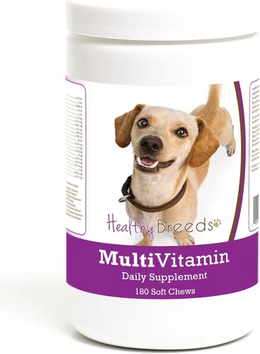 Miniatura 54 de Healthy Breeds Bulldog francés multivitamínico suave masticable para perros 180