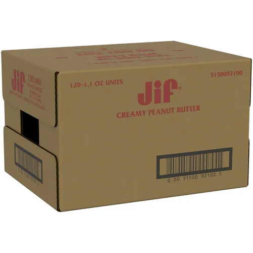 Miniatura 2 de Jif Mantequilla cremosa de maní, control de porciones, 1.1 onzas, 120