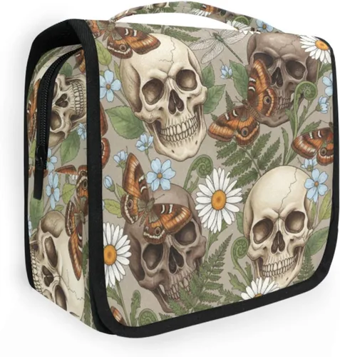 Miniatura 22 de MNSRUU Hanging Toiletry Bag Goth Bats Moons and Stars Travel Makeup bag for Toiletries Portable Travel Toiletry Organizer Cosmetic Bags with Hanging