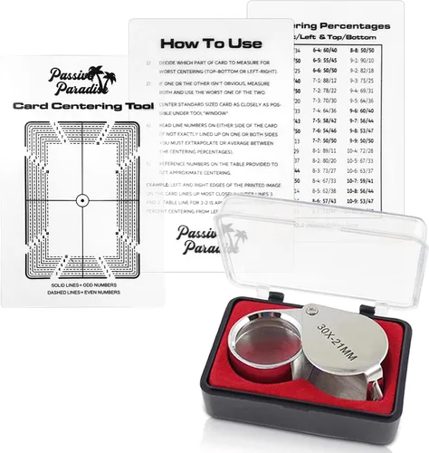 Miniatura 7 de Passive Paradise Herramienta de centrado de clasificación de tarjetas - Kit de preinspección de envío de tarjetas comerciales deportivas