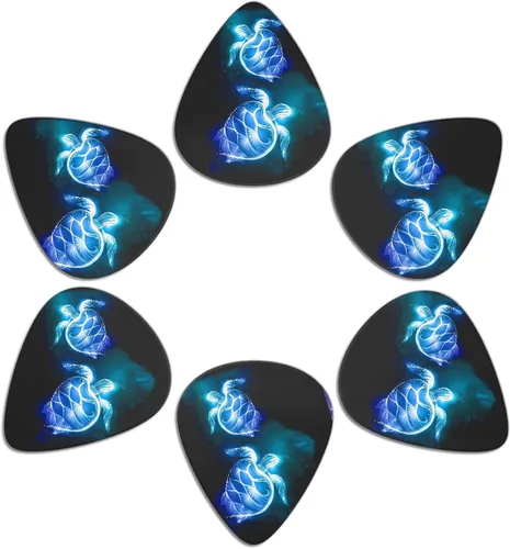 Miniatura 19 de KEIAHUAN Púas de guitarra personalizadas, paquete de 6, personalizadas, para añadir tu imagen, texto, medianas, delgadas, gran regalo para guitarras