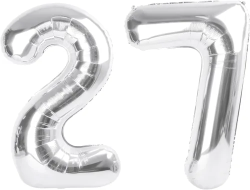 Miniatura 227 de Globos de números de 5 globos de 40 pulgadas, decoraciones de cumpleaños azules para niños y niñas, globos de números azul marino grandes