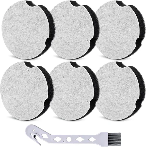 Paquete de 6 filtros compactos, compatibles con aspiradoras eléctricas compactas 1520/2112 y 3508/3437 serie de aspiradoras verticales con filtro