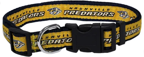 Miniatura 31 de Collar Pets First NHL para perros y gatos. ¡Ajustable, lindo y elegante! ¡El collar definitivo para fanáticos del hockey! Pittsburgh Penguins