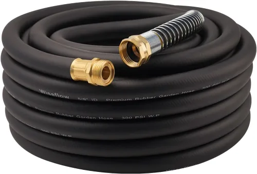 Miniatura 19 de Wiseflow Leader Hose Manguera de agua resistente de 3 x 5/8 pulgadas con accesorios de latón macho a hembra, extensor de manguera corta para carrete