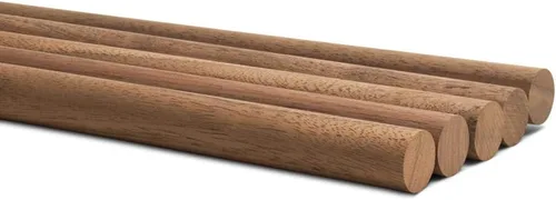 Miniatura 10 de Varilla de madera de nogal de 3/4 pulgadas x 36 unidades, 1 paquete de 1 palitos de madera para manualidades y carpintería, por Woodpeckers