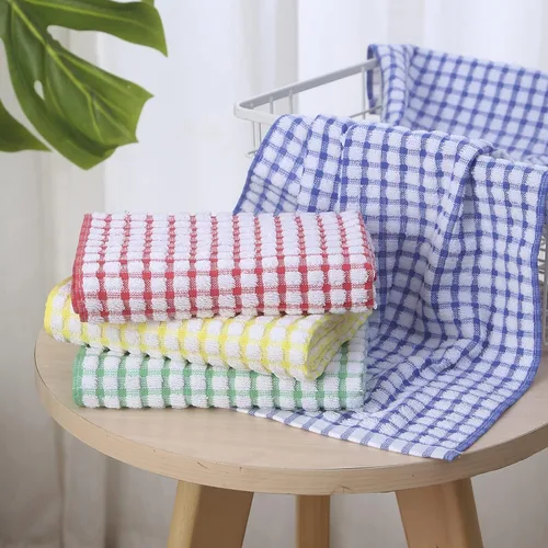 Miniatura 2 de Oeleky Toallas de cocina de 15 x 26 pulgadas, paquete de 8 toallas de cocina de algodón para secar platos (multicolor, 15 x 26 pulgadas)