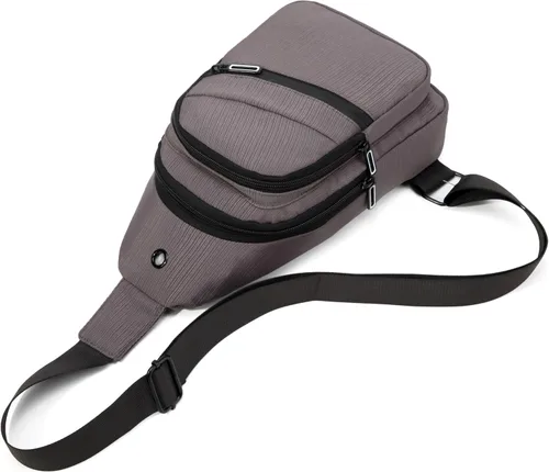 Miniatura 5 de EVANCARY - Mochila pequeña tipo bandolera para mujeres y hombres, mochila de pecho tipo bandolera para viajes, senderismo y actividades al aire