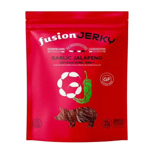 Miniatura 20 de Fusion Jerky - Carne seca artesanal, barbacoa japonesa, 2.5 onzas, todo natural, 0.35 onzas de proteína, carne de origen estadounidense de primera