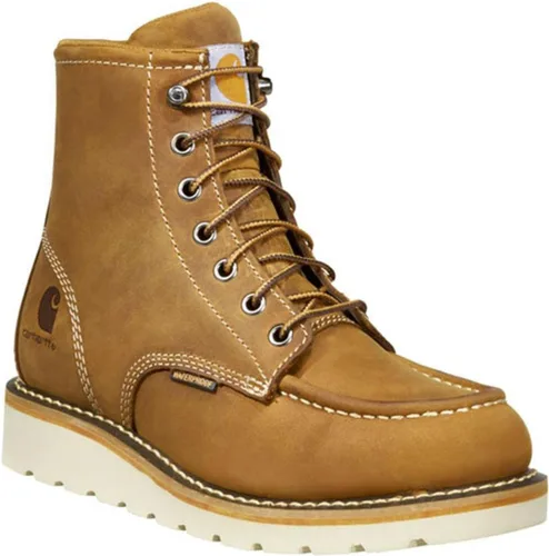 Miniatura 7 de Carhartt Botines de cuña de 6 pulgadas impermeables con punta suave para mujer, Negro
