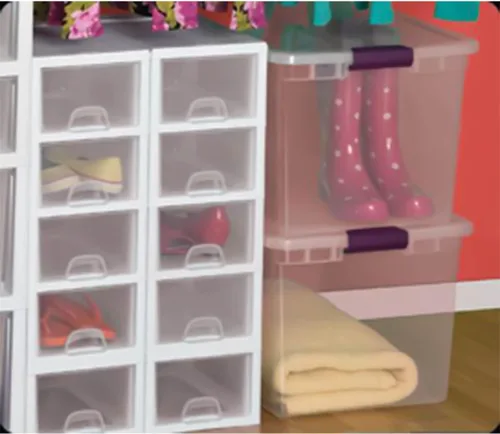 Miniatura 2 de Sterilite Contenedor de almacenamiento con tapa transparente de 66 cuartos de galón, paquete de 12 y contenedor de almacenamiento de tapa