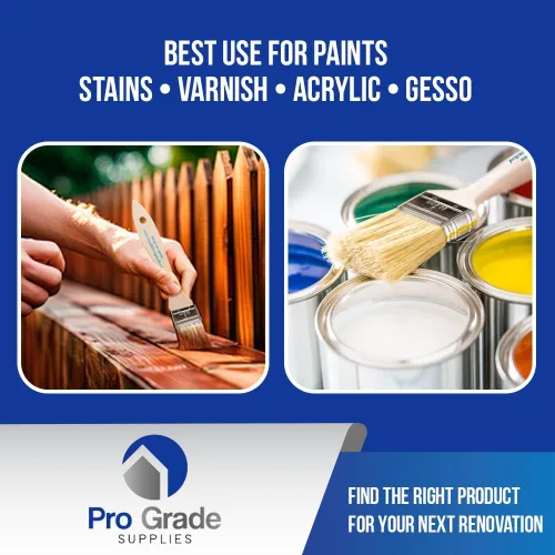 Miniatura 4 de Pro Grade - Pinceles de pintura para virutas - Paquete de 96 - 2 pulgadas - Brochas de viruta - Versátiles para pinturas, manchas, barnices