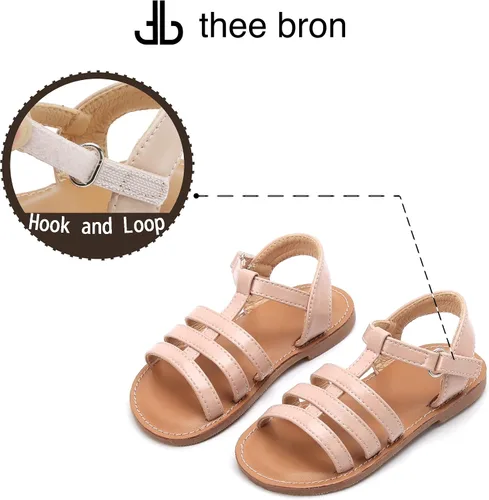 Miniatura 163 de THEE BRON Sandalias cómodas para niñas, zapatos para niños, sandalias rellenas