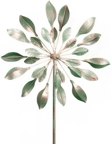 Miniatura 5 de Astral Starburst Chalily Garden Wind Spinner Esculturas cinéticas Grandes Mandala Spokes Arnés El Poder del Viento para un hermoso arte giratorio