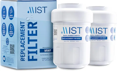 Miniatura 7 de MIST MWF Filtro de agua de repuesto para GE, filtro de agua para refrigerador compatible con MWFP, MWFA, GWF, HWF, Smart Water, WFC1201, Kenmore