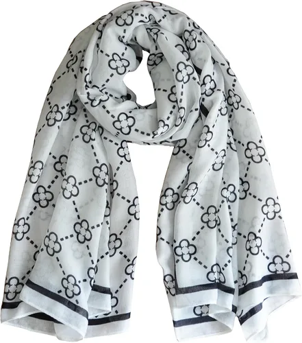 Miniatura 13 de JERLA Bufandas para mujer, ligeras, suaves, de moda, sólidas, bufanda, chal a cuadros