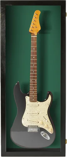 Miniatura 24 de PENNZONI Vitrina para guitarra eléctrica, estuche acrílico para guitarra eléctrica, soporte de pared, estuche de pared para guitarra hecha de marco