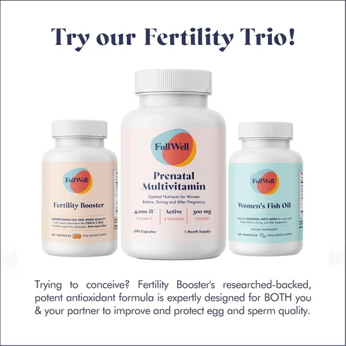 Miniatura 8 de FullWell Potenciador de fertilidad para hombres y mujeres Apoyo de concepción para una calidad saludable de óvulos, motilidad y fuerza