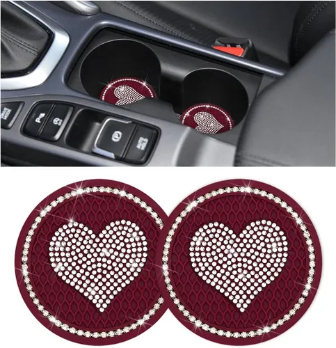 Miniatura 20 de zipelo Paquete de 4 Posavasos para Tazas de Automóvil, Inserto Posavasos para Portavasos de Vehículo de 2.75 Pulgadas, Antideslizante Automotriz