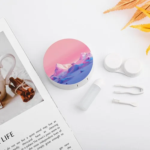 Miniatura 5 de Estuche personalizado para lentes de contacto Kit de viaje personalizado para lentes de contacto, añade tu texto de imagen, caja portátil