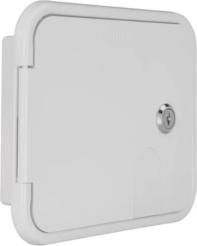 Miniatura 2 de RecPro Escotilla eléctrica con cerradura para caravanas y vehículos recreativos Cubierta de escotilla de agua con cerradura para campistas