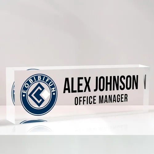 Miniatura 41 de Placa de nombre personalizada para escritorio, placa de nombre de escritorio personalizada, placa de nombre acrílica, accesorios de escritorio