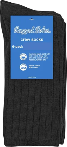 Miniatura 4 de Vestido unisex de punto acanalado o plano para niños, calcetines uniformes color negro, azul marino y varios tamaños, de pequeño a grande