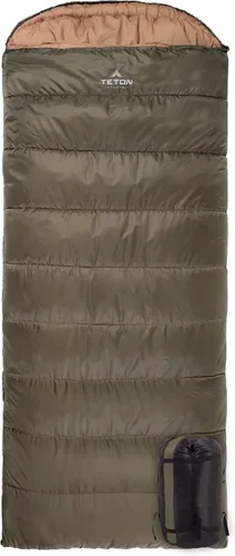 Miniatura 11 de TETON Celsius XL, -25, 20, 0 Degree - Saco de dormir duradero y cálido para adultos y niños. Camping hecho fácil y cálido. Saco de compresión Azul