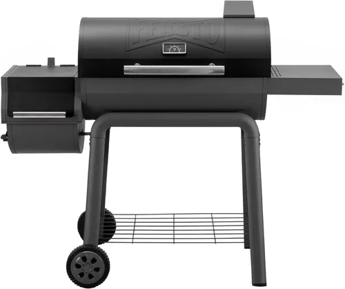 Miniatura 10 de Feasto - Parrillas de carbón portátiles con rejillas de hierro fundido, parrillas de mesa con área de cocción de 354 pulgadas cuadradas, para Gris