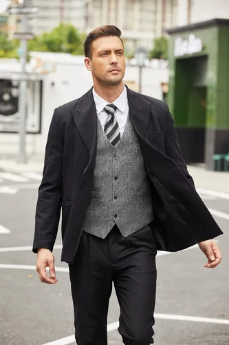 Miniatura 4 de COOFANDY Chalecos casuales de negocios para hombre chaleco ligero y ajustado