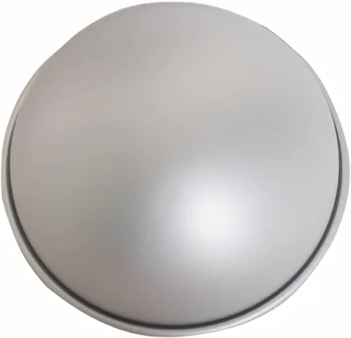Miniatura 7 de SADYFON 8 x 4 pulgadas molde de esfera de pastel de media bola, molde de aluminio hemisferio de béisbol para hornear Bandeja hemisférica de 8 x 4
