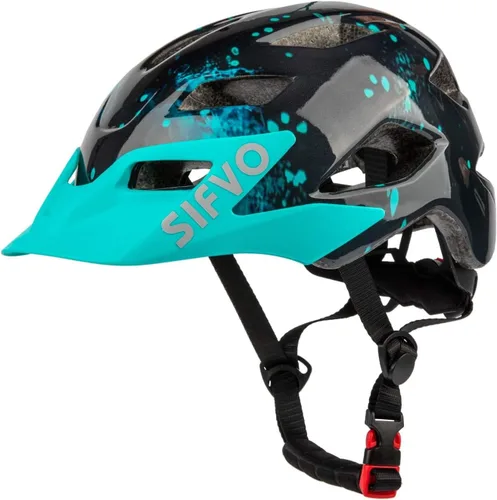 Miniatura 14 de SIFVO - Casco de bicicleta para niños y niñas, casco de bicicleta con visera genial para niños de 5 a 14 años, casco de bicicleta para niños, casco
