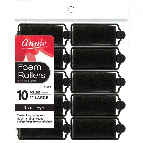 Miniatura 3 de Annie Rodillos de espuma de 5/8 pulgadas, pequeños, 14 rizadores de esponja suave para rizos sin calor, no necesitan alfileres ni clips