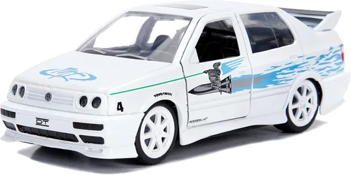 Jada Fast & Furious 1:32 Jesse's Volkswagen Jetta - Coche fundido a presión, juguetes para niños y adultos