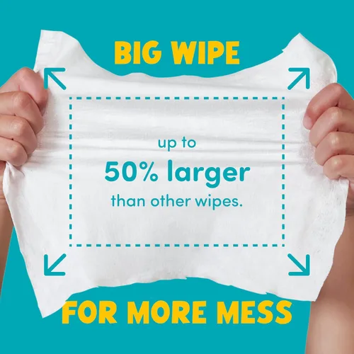 Miniatura 5 de Yipes! Toallitas faciales y de manos para niños, toallitas húmedas compostables para pieles sensibles, envueltas individualmente, imprescindibles