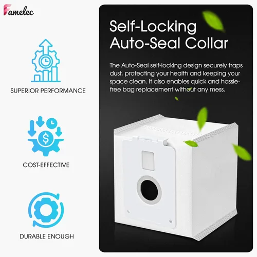Miniatura 7 de Paquete de 10 bolsas de aspiradora LG, compatibles con LG CordZero todo en uno, aspiradora de torre A939KBGS A938KBGS A937KGMS, bolsas de repuesto