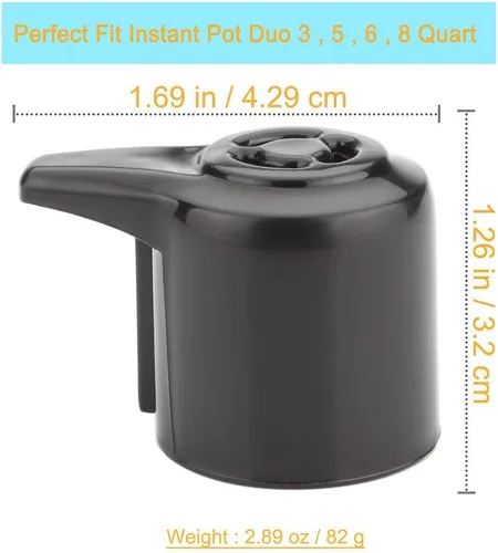 Miniatura 2 de Válvula de liberación de vapor, válvula de presión universal para olla instantánea de 3, 5, 6, 8 cuartos de galón, accesorio de mango de liberación