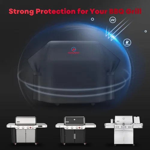Miniatura 4 de Comnova Cubierta para Parrilla de 30 Pulgadas - 7105 Cubiertas de BBQ para Parrilla de Gas Weber Spirit 210 Resistente e Impermeable, Cubierta