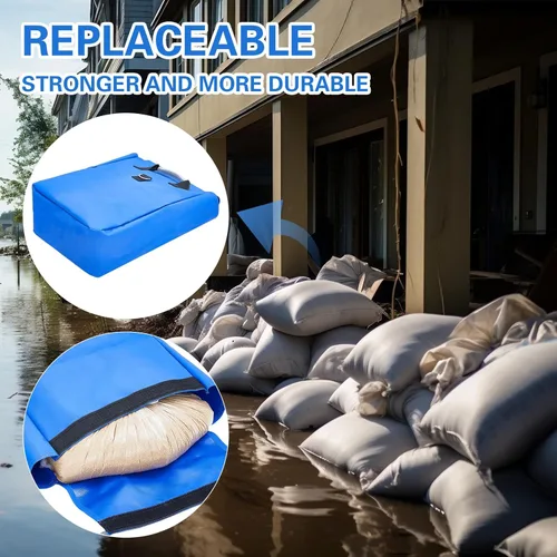 Miniatura 6 de Simgoing 8 bolsas de arena de vinilo para casa de rebote, accesorios para casa de rebote, bolsa de arena para soporte y anclaje, inflables, tiendas